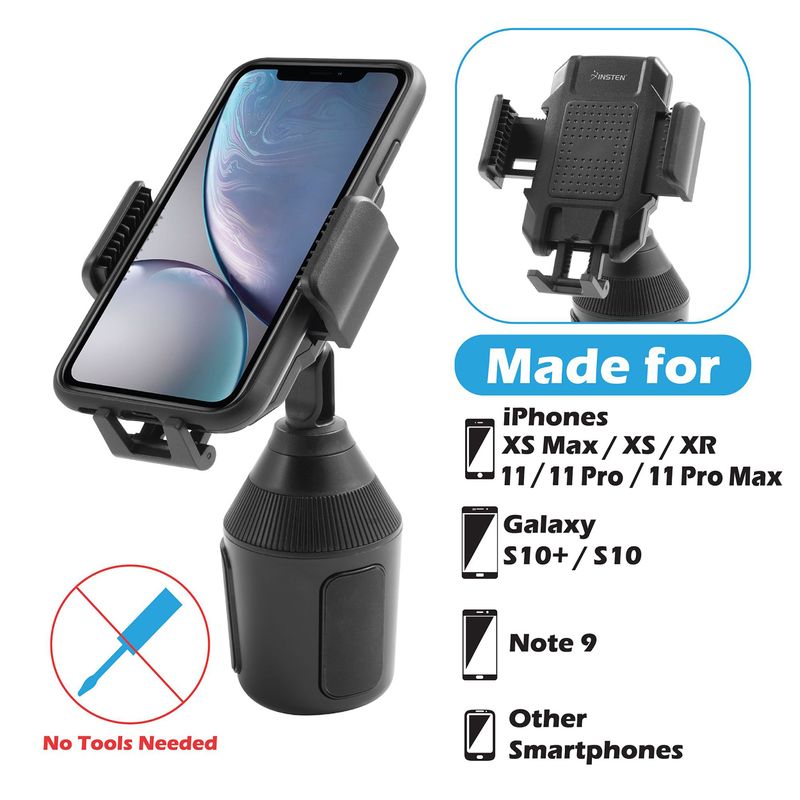 Phone Holder Tackform Magnetic Phone Mount with Stick on Base [for Car Cell