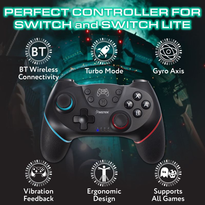 Wireless Pro Controller For Nintendo Switch / Switch Lite Console