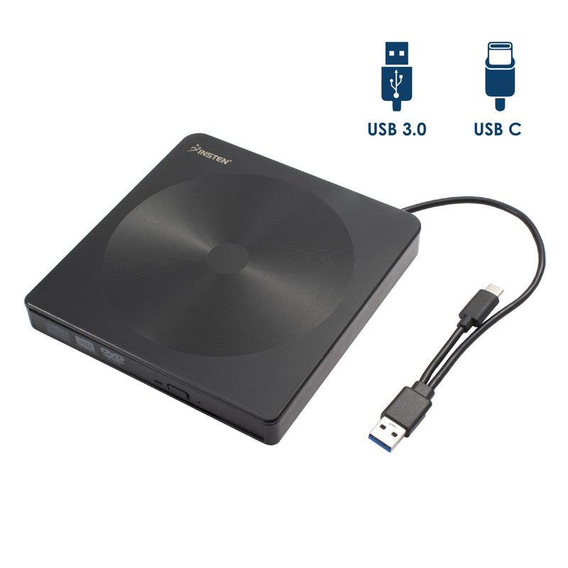 External CD DVD Drive USB 3.0 USB C DVD ROM External Drive Player