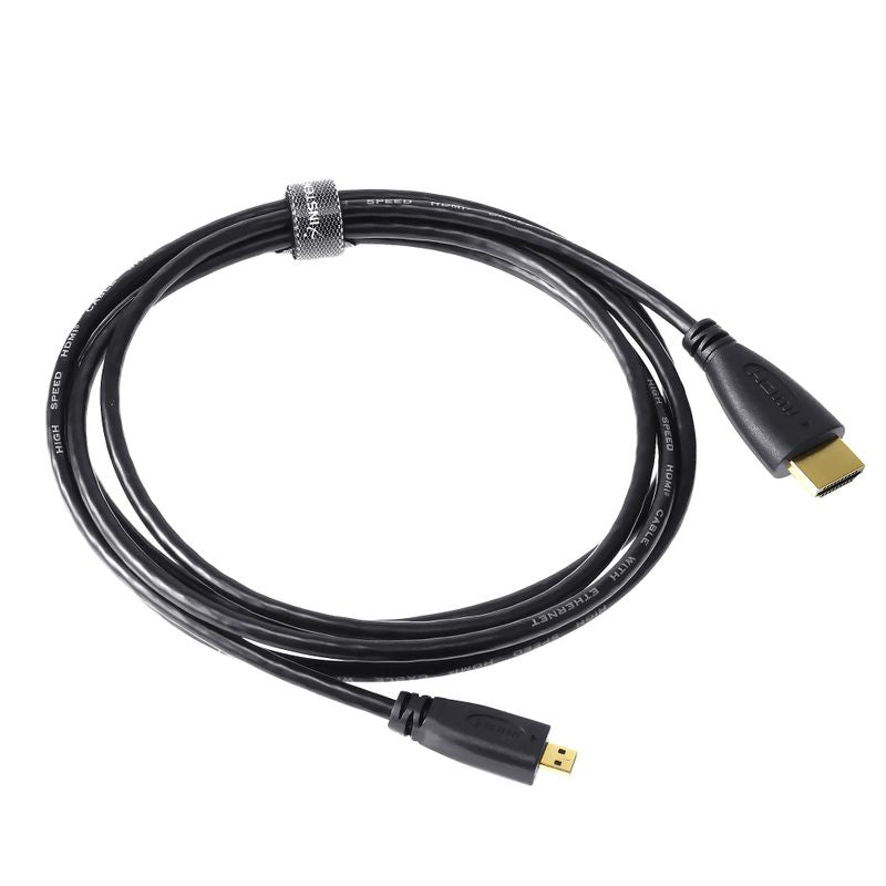 Micro HDMI to HDMI cable (HDMI type A to D)